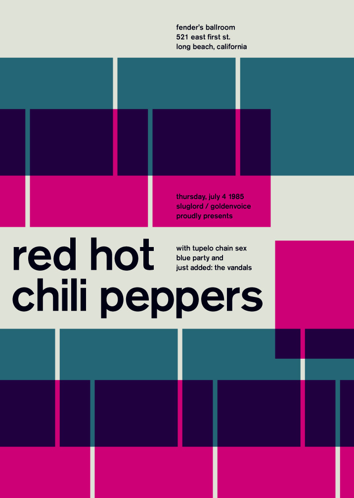 Modernismo suizo - redhotchilipeppers
